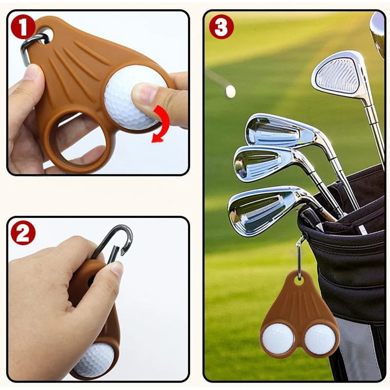 Protective Case Golf Ball Sac Holder Sports Portable Golf Ball Storage Bag Great Golf Accessories Funny Golf Ball Holder