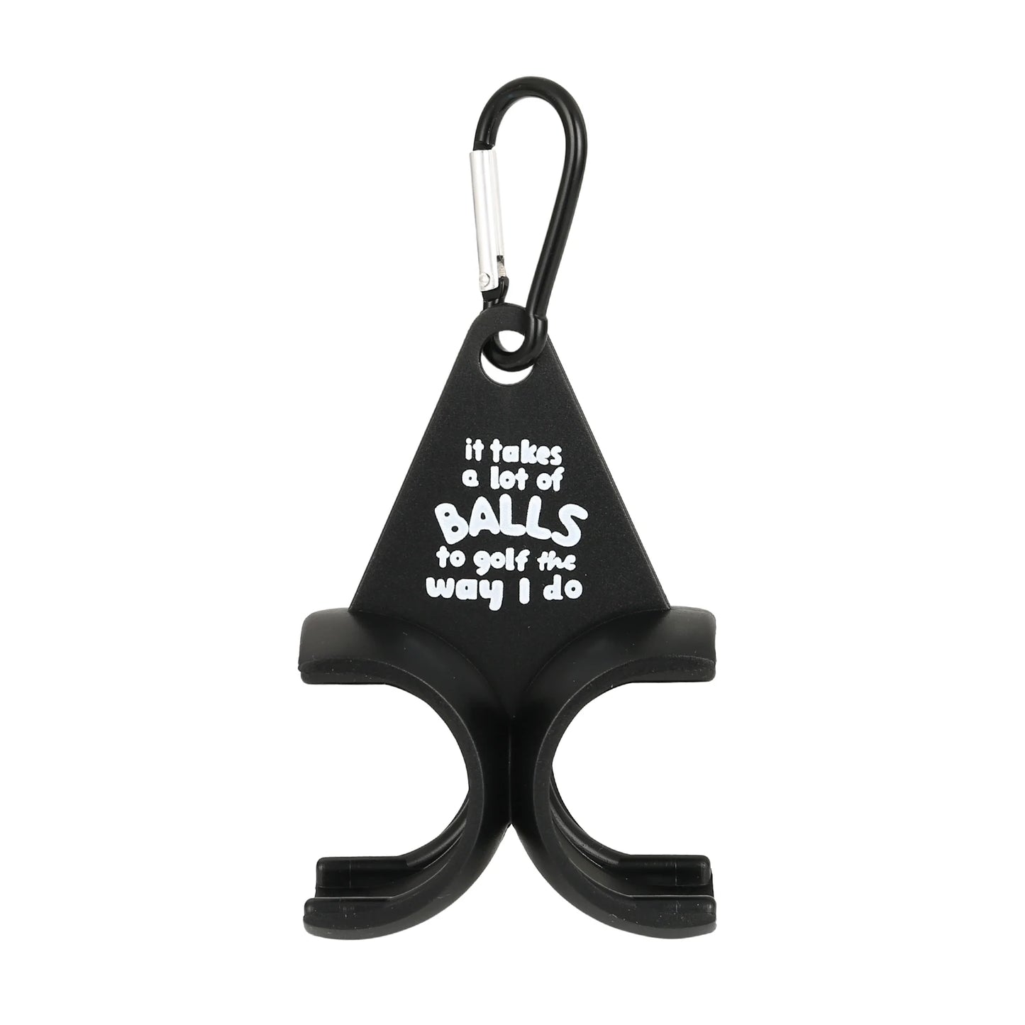 Funny Golf Ball Holder Golf Accessories Black 3D Printed Golf Tee Holder Sports Gift for Golfers Men 1pcs