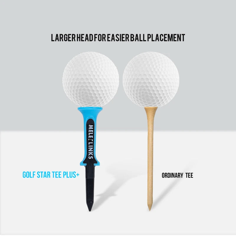 Golf Ball Holder 5 Pcs Golf Tee Zero Drag Outdoor Reduces Friction Side Spin Step Down Golf Tees Golf Accessories Drop Ship
