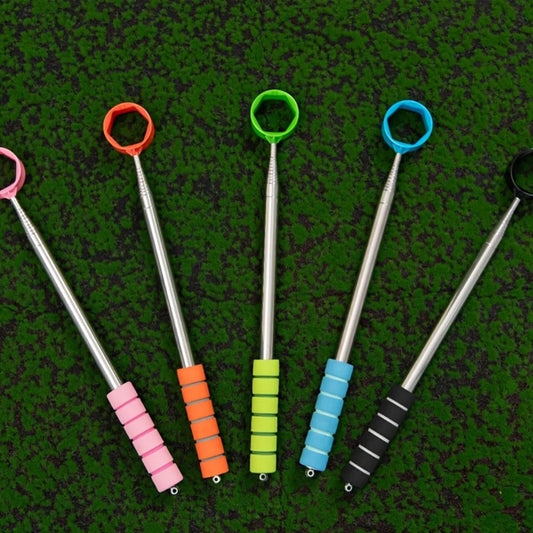 1 Piece Retractable Golf Ball Pick-Up Tool, 9-Foot Stainless Steel Grabber, Adjustable and Durable Golf Accessory for Golf Courses and Practice, Ideal Gift for Golf Enthusiasts