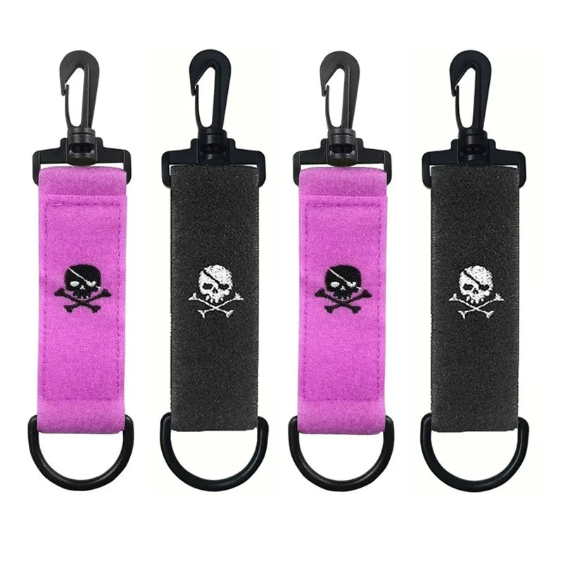 1-4pcsColorful Golf Hang Gloves Magic Tape Double Sided Golf Tee Holder Clip Outdoor Portable Hanging Golf Tees Golf Accessories