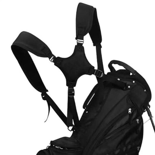 Golf Bag Double Shoulder Straps, Portable Lightweight Comfortable Adjustable Golfing Accessories Golf Bag Strap, Replacement
