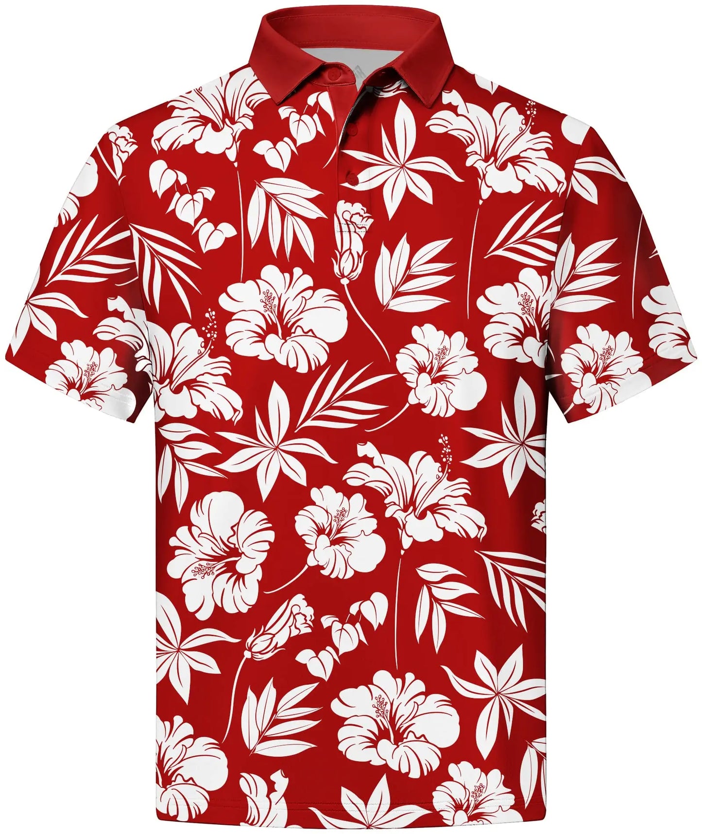 Mens Golf Shirts Short Sleeve Print Patterns Performance Moisture Wicking Polo Shirt 2026