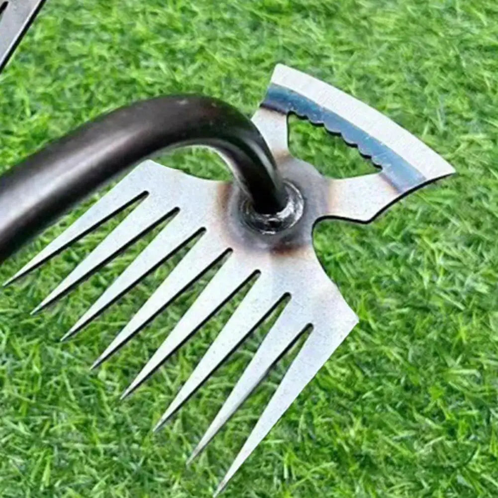 8 Tooth Garden Hoe Agricultural Supplies Weeds Tool Utensils Hand Weed Remover Garden Lawn Yard Gardening Loose Soil