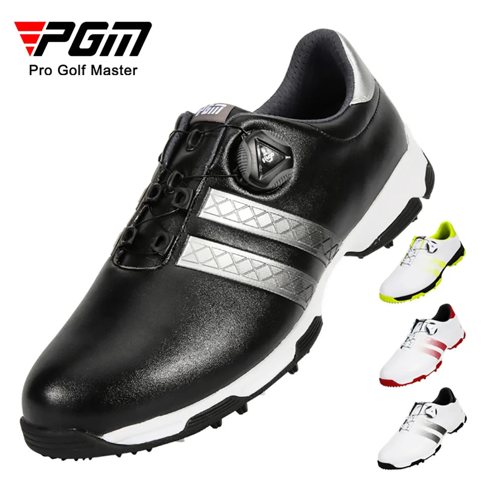 PGM Men Golf Sneakers Waterproof and Non Slip Spinning Lace Sports Shoes Manufacturer Direct Supply XZ160
