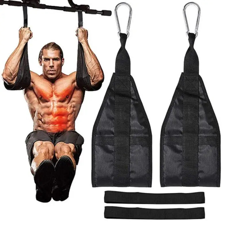 Durable Fitness AB Sling Straps, Perfect for Pull Up Bar Leg Raises, Home Gym Accessories