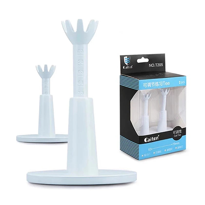 1/2Pcs Adjustable Golf Ball Holder Golf Tee Golf Swing Trainer Golf Practice Tees Golf Accessories