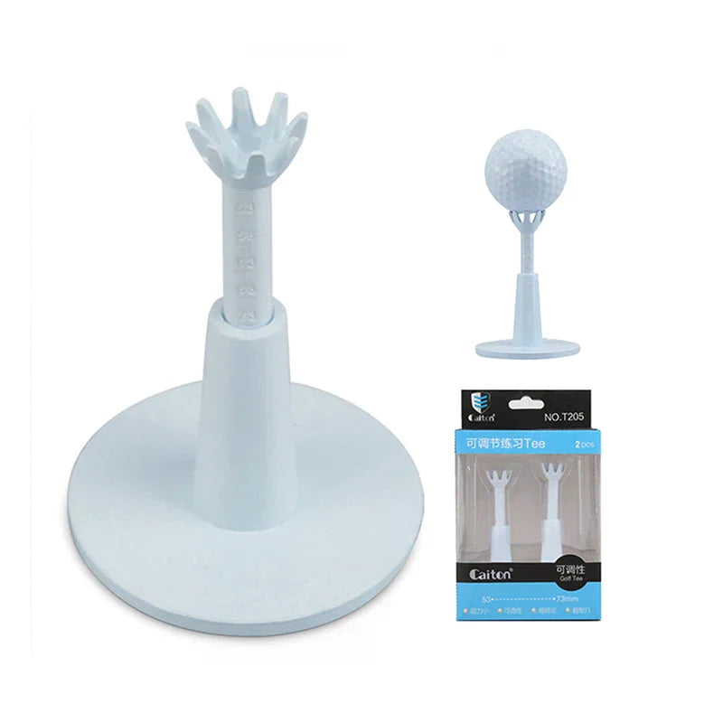 1/2Pcs Adjustable Golf Ball Holder Golf Tee Golf Swing Trainer Golf Practice Tees Golf Accessories