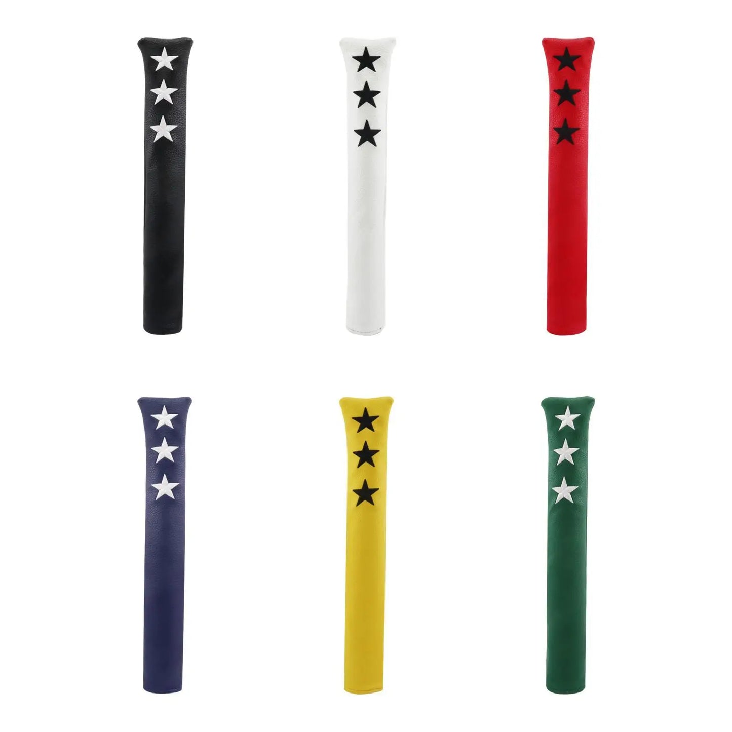 Golf Alignment Stick Cover Protective Case Golfer PU Leather Waterproof Supplies Club Cover Premium Golf Indicator Rod Holder