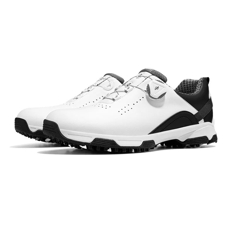 PGM New Men Golf Shoes Golf Waterproof Anti-slip Shoes Male Lightweight Breathable Sports Sneakers Outdoor Knob Buckle Footwear