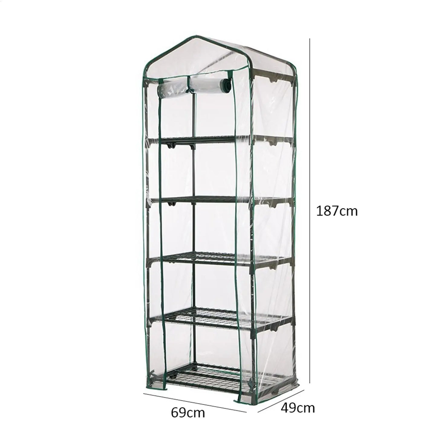 3/4/5 Tiers Garden Greenhouse Cover Plant Flower Growth House Convenient ventilation Heat Retaining Waterproof Cover Garden
