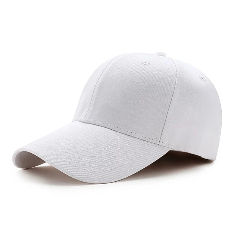 Unisex Simple Black Baseball Cap Solid Color Golf Hat Cotton Caps Hats Casual Hip Hop Dad Hats For Men Women