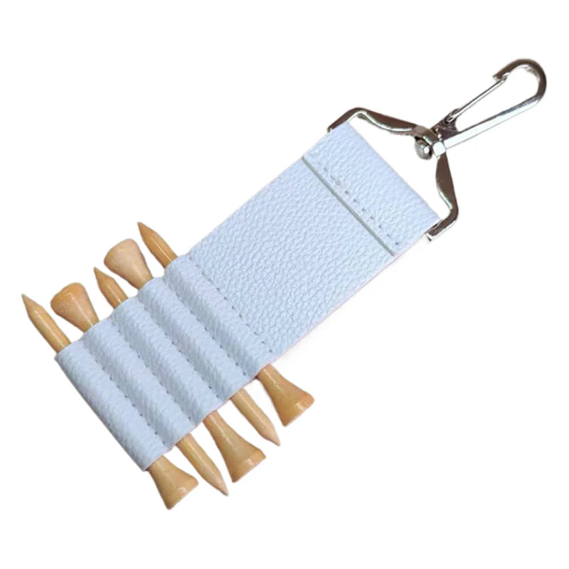 Colorful Golf Hang Gloves Magic Tape Double Sided Golf Tee Holder Clip Outdoor Portable Hanging Golf Tees Golf Accessories