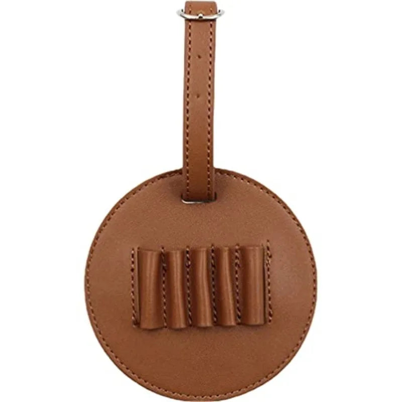 Golf Accessories Golf Tee Bag  Holes Portable Wooden Tee Storage PU Leather Case Hanging Belt Easy Fastened For Men Women