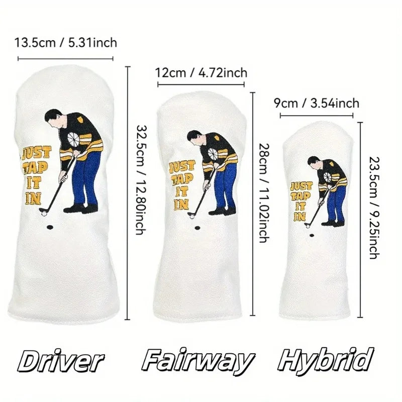 Golf swing protective cover; Golf accessories; PU dustproof and durable fabric provides the best protection for your golf club