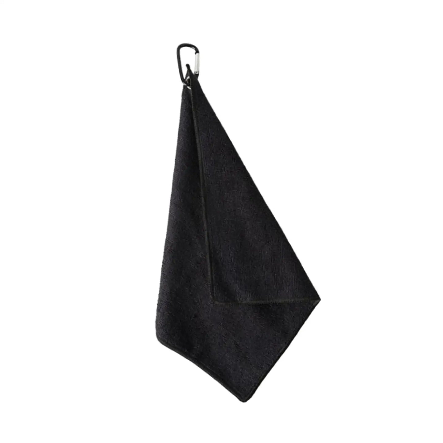Golf Club Towel Golf Ball Cleaning Towel with Carabiner Clip Training Aid Golf Accessories Wiping Cloth for Outdoor Sport Gym