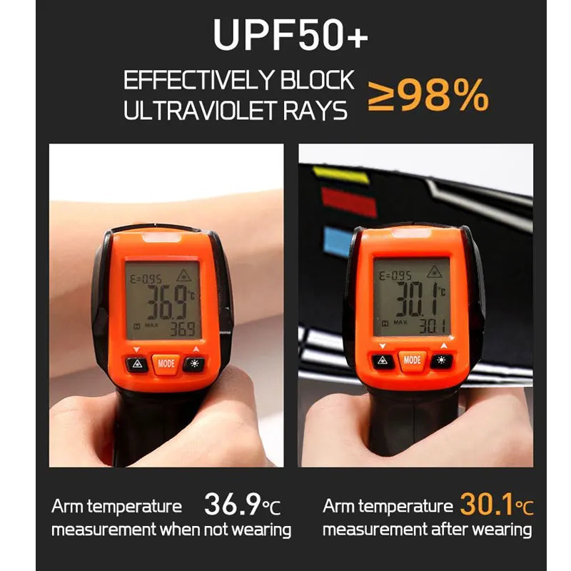 Unisex Cooling Arm Sleeves For Men Women Sports Running Sun Uv Protection Outdoor Fishing Cycling Sleeves Running Accessories