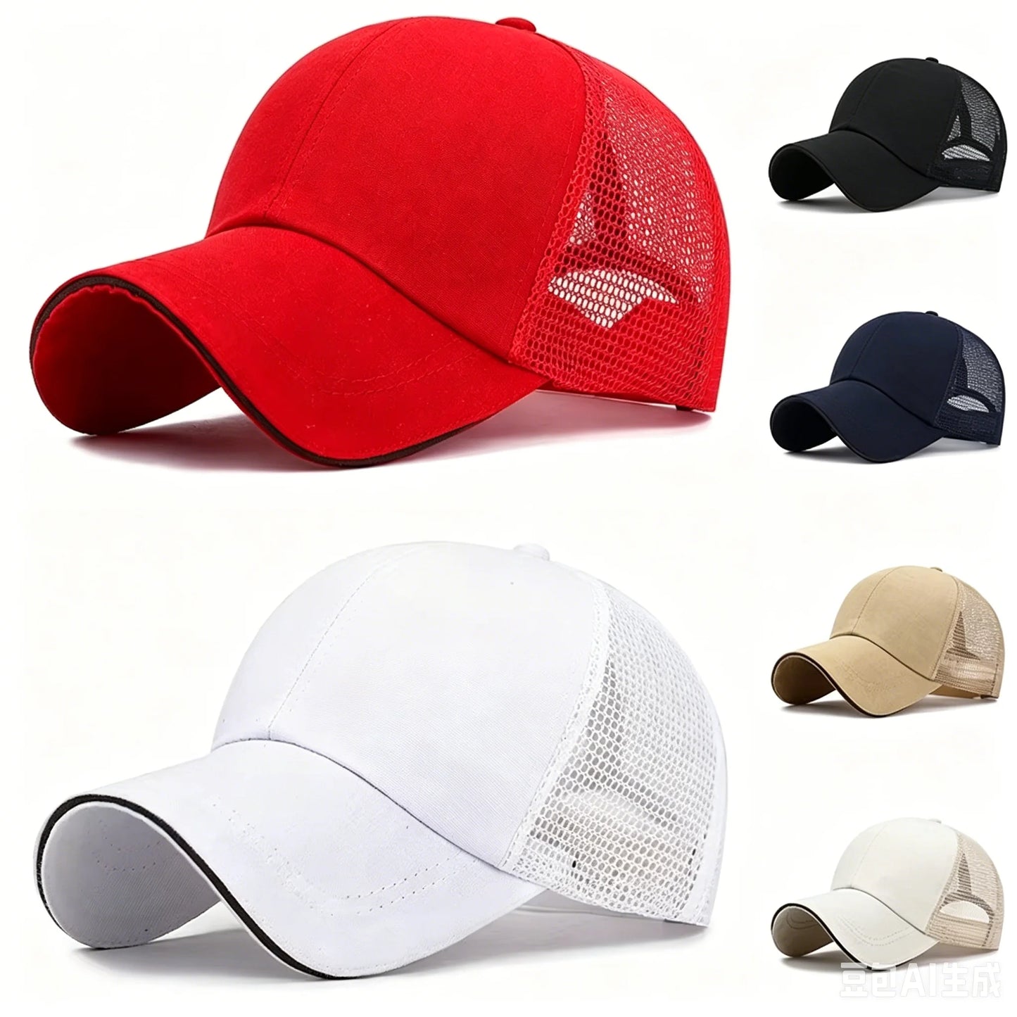 Baseball Cap Mens Mesh Sun Hat Outdoor Sports Golf Sunshade Caps Four Seasons Adjustable Hip-Hop Hats for Men Baseball Cap