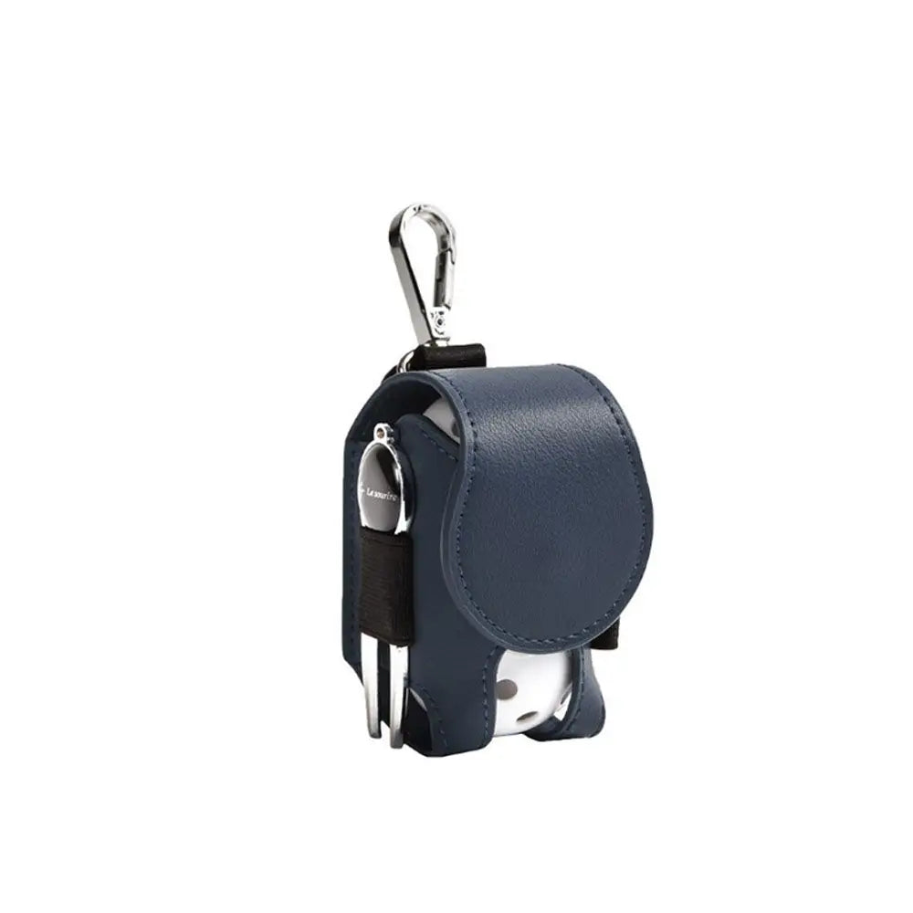 Golf Accessories Storage Bag Leather Pocket Golf Ball Container Golf Waist Holder Bag Golf Ball Storage Pouch Golf Ball Pouch