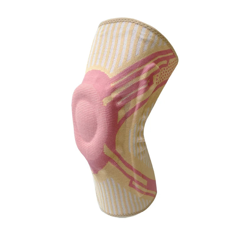 Sports Knee Pads Brace Support Sports Fitness Basketball Spring Knee Booster Meniscus Joints Protector Running Accessories