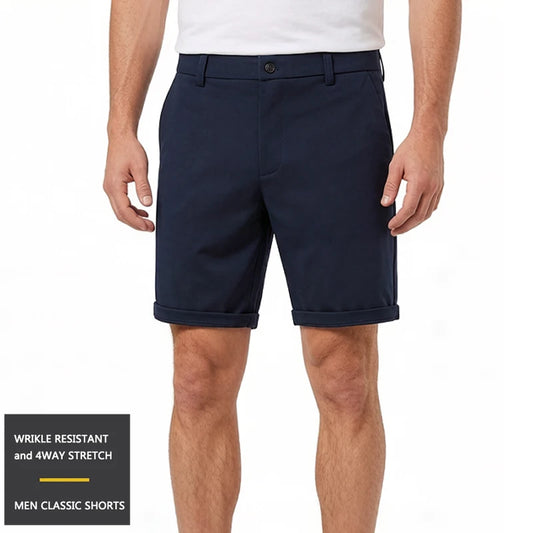 Mens Golf Shorts Quick Dry Casual Shorts Lightweight Summer Wrinkle Free Flat Front Stretch Bermuda Shorts