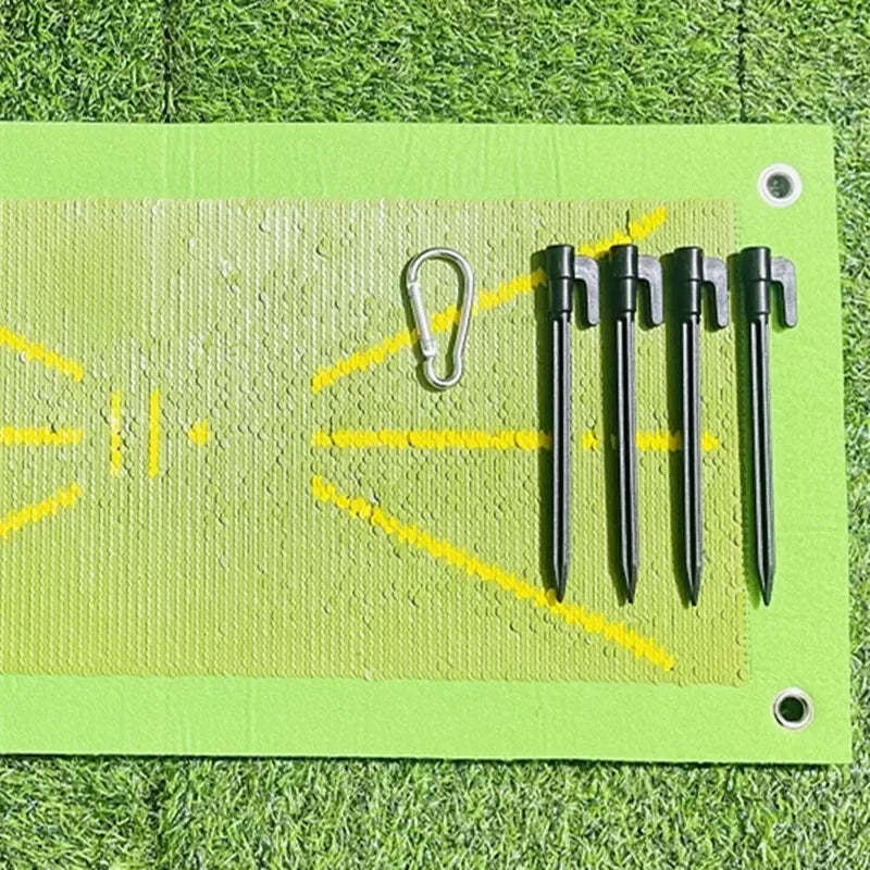 Golf Training Beginners Accessories for Swing Detection Batting Ball Directional Path Pads Practice Pads Tool Training Aids Mat