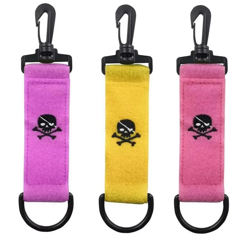 1/2/3pcs Colorful Golf Hang Gloves Magic Tape Double Sided Golfs Tee Holder Clip Outdoor Portable Hanging Golf Tees Accessories