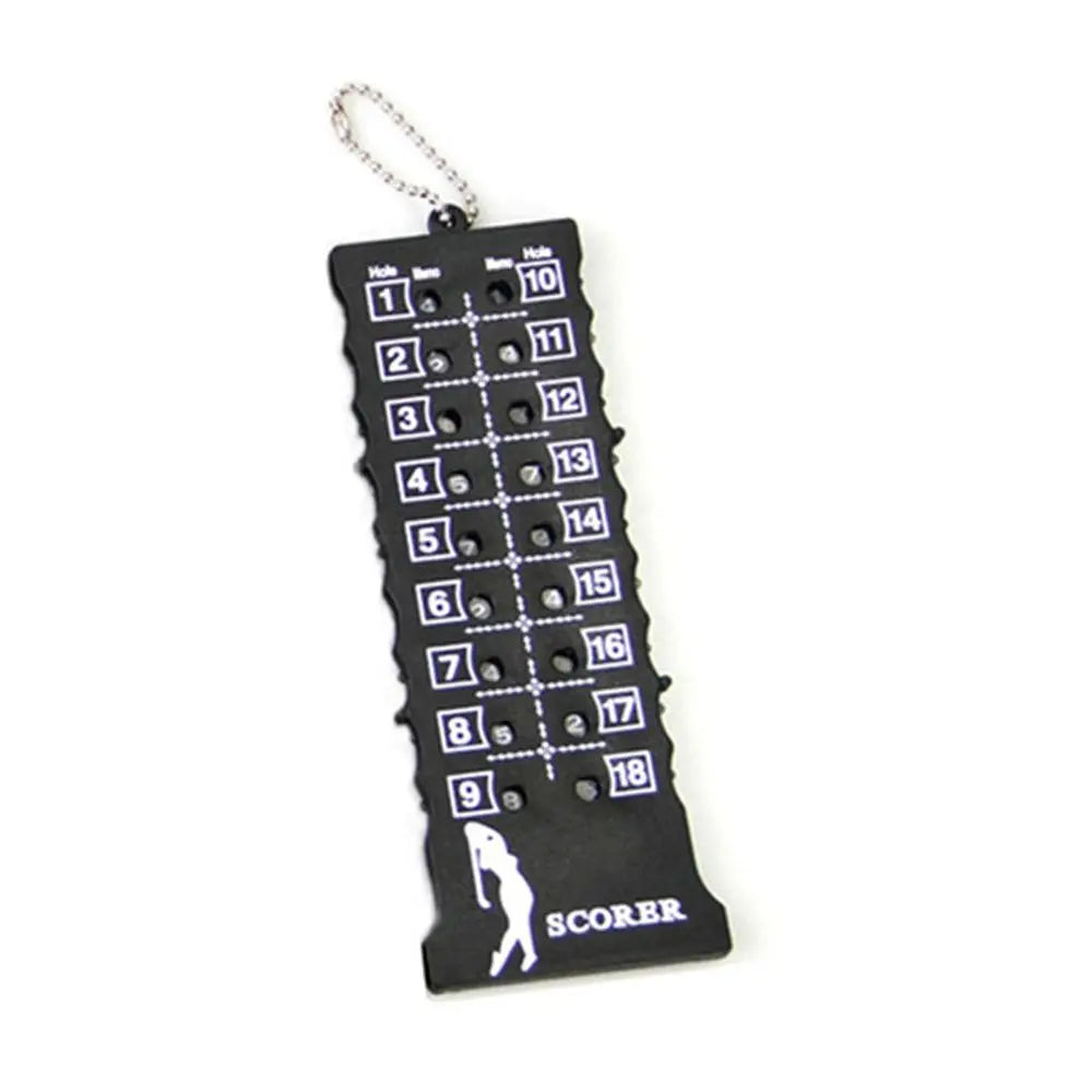 Golf Accessories with Key Chain Training Aids 18 Hole Stroke Putt Golf Shot Count Score Counter Stroke Score Card Score Counter
