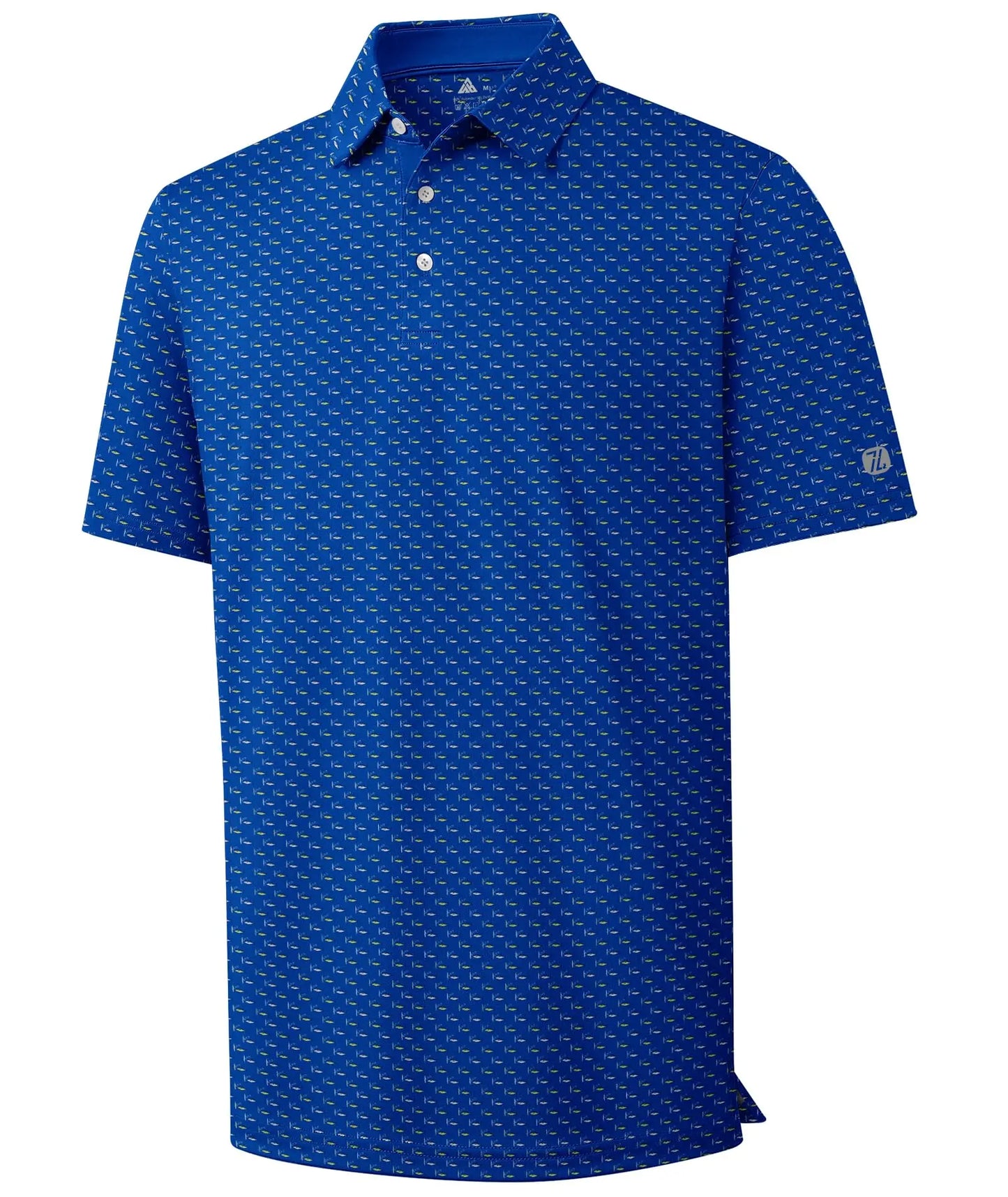 Mens Golf Shirts Short Sleeve Print Patterns Performance Moisture Wicking Polo Shirt 2026