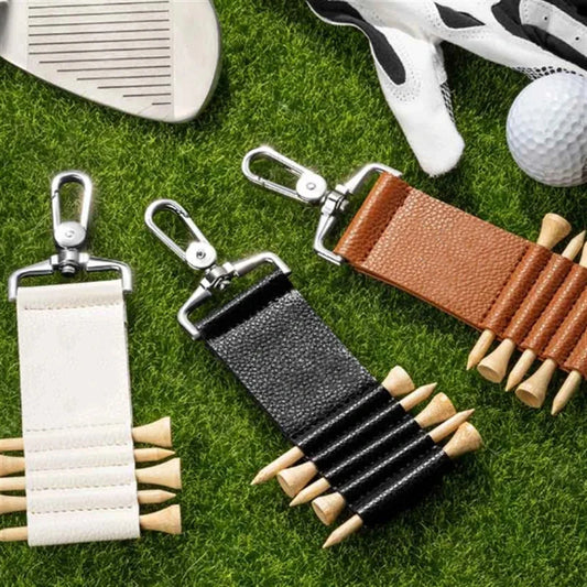 Colorful Golf Hang Gloves Magic Tape Double Sided Golf Tee Holder Clip Outdoor Portable Hanging Golf Tees Golf Accessories