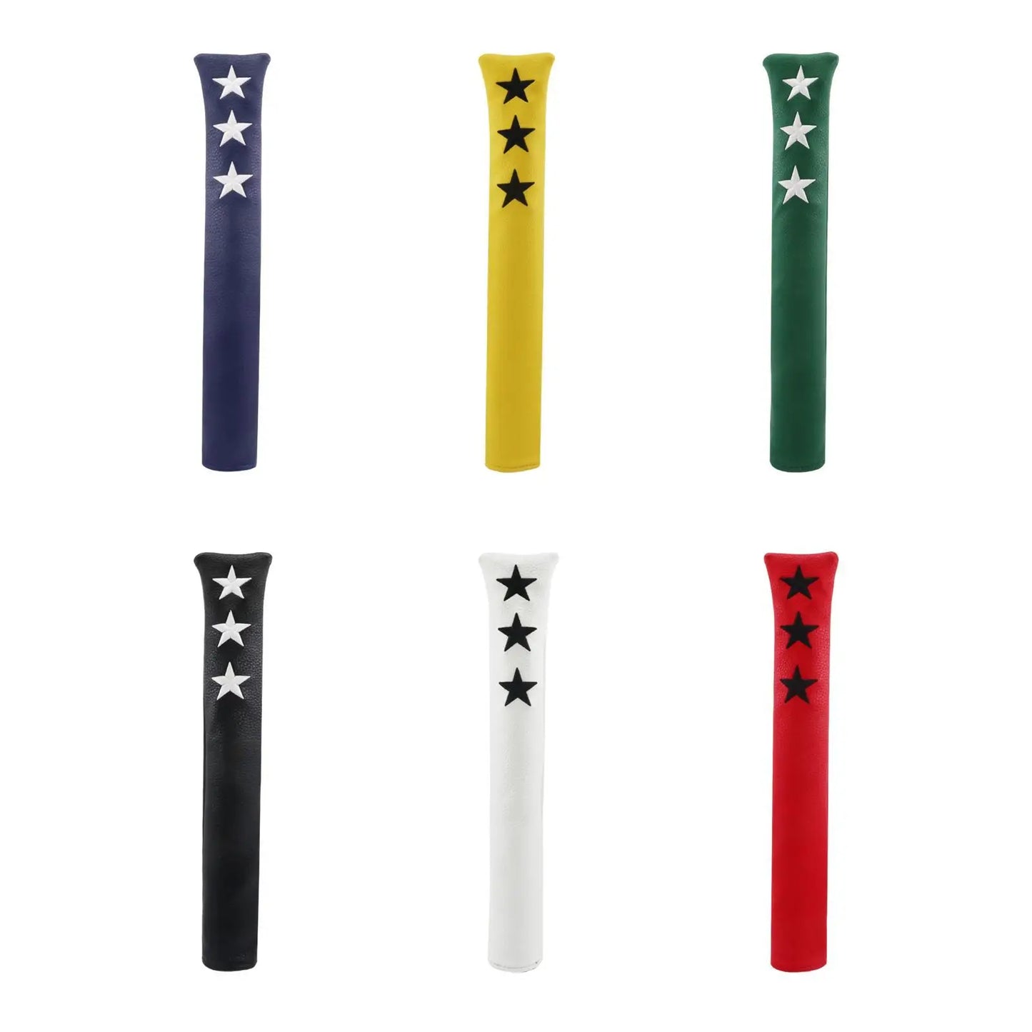 Golf Alignment Stick Cover Protective Case Golfer PU Leather Waterproof Supplies Club Cover Premium Golf Indicator Rod Holder
