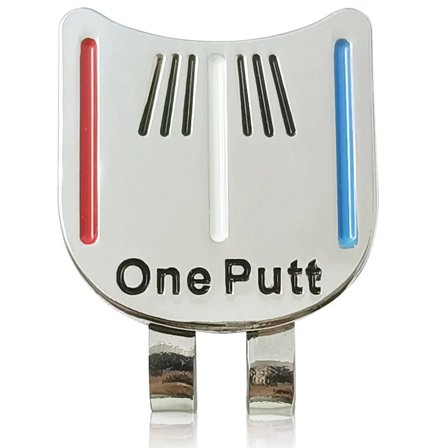 Golf Ball Marker Cap Clip - Practical Putting Alignment Aiming Tool Hat Clip for Enhanced Golf Performance