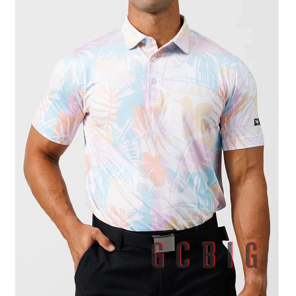 New Mens Golf Polo Shirt Mens Casual 100% Polyester Polo Shirt Men Quick Dry F1 Racing Polo Shirt For Men Plus Size Golf shirt