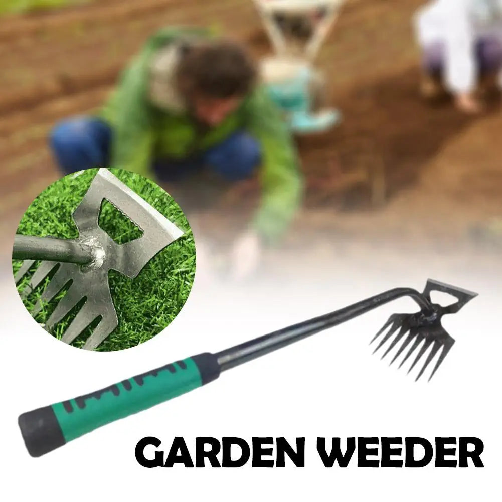 8 Tooth Garden Hoe Agricultural Supplies Weeds Tool Utensils Hand Weed Remover Garden Lawn Yard Gardening Loose Soil
