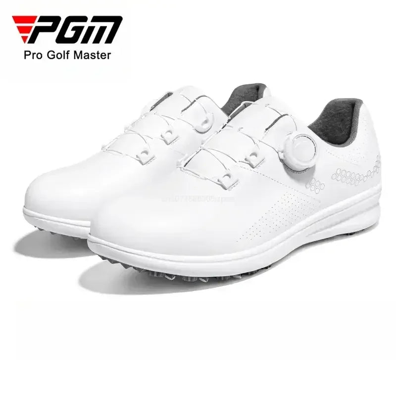 BestPGM Women Golf Shoes Waterproof Anti Slip Lightweight Knob Comfortable Cushioning Sports Sneakers