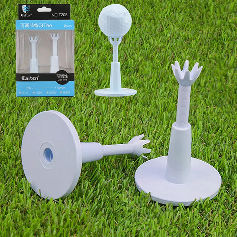 1/2Pcs Adjustable Golf Ball Holder Golf Tee Golf Swing Trainer Golf Practice Tees Golf Accessories