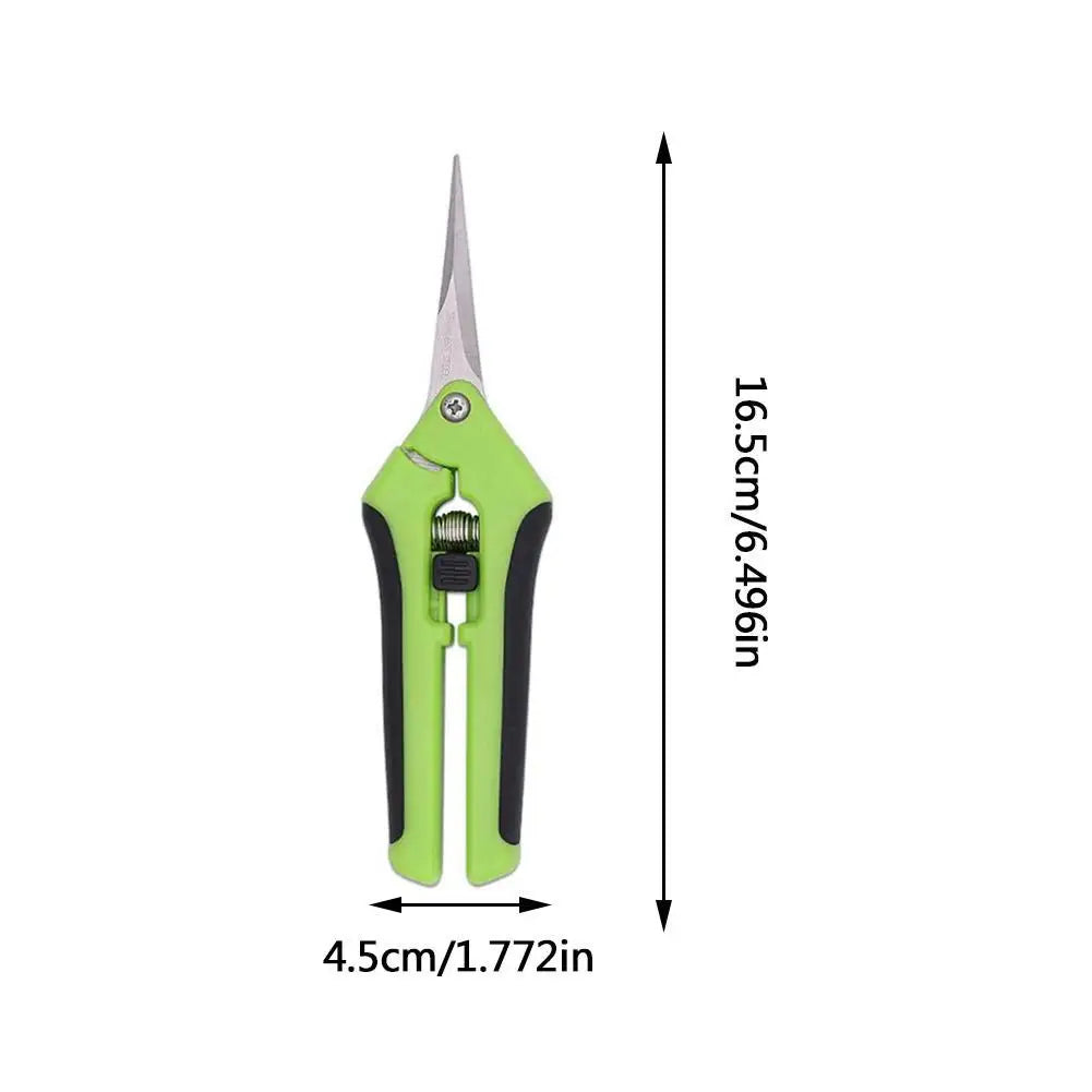 Garden Pruning Shears Fruit Harvesting Scissors Precision Flower Trimming Clippers For Grapes Bonsai Gardening Hand Tools