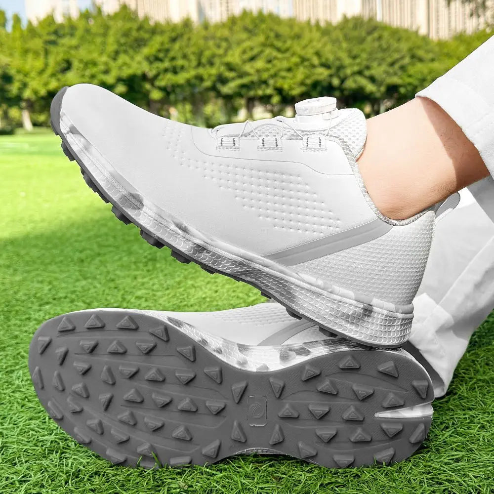 Professional Golf Shoes for Men Non-Slip Golf Training Shoe Man Lawn Big Size Walking Shoes for Mens Mid-Top Men Gym Sneakers