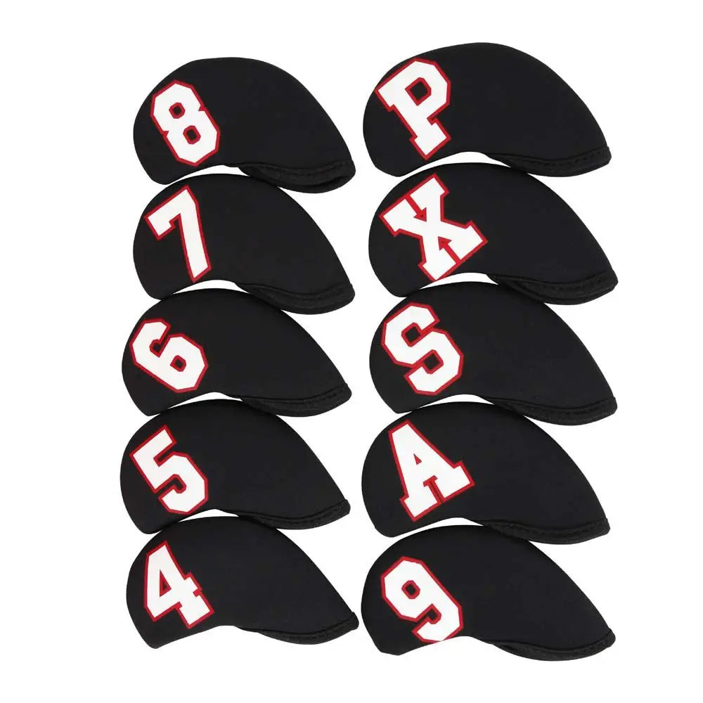 Accessories With Number Design Iron Wedge Protector Golf Iron Headcover Golf Head Cover Golf Iron Covers Set Protector Case
