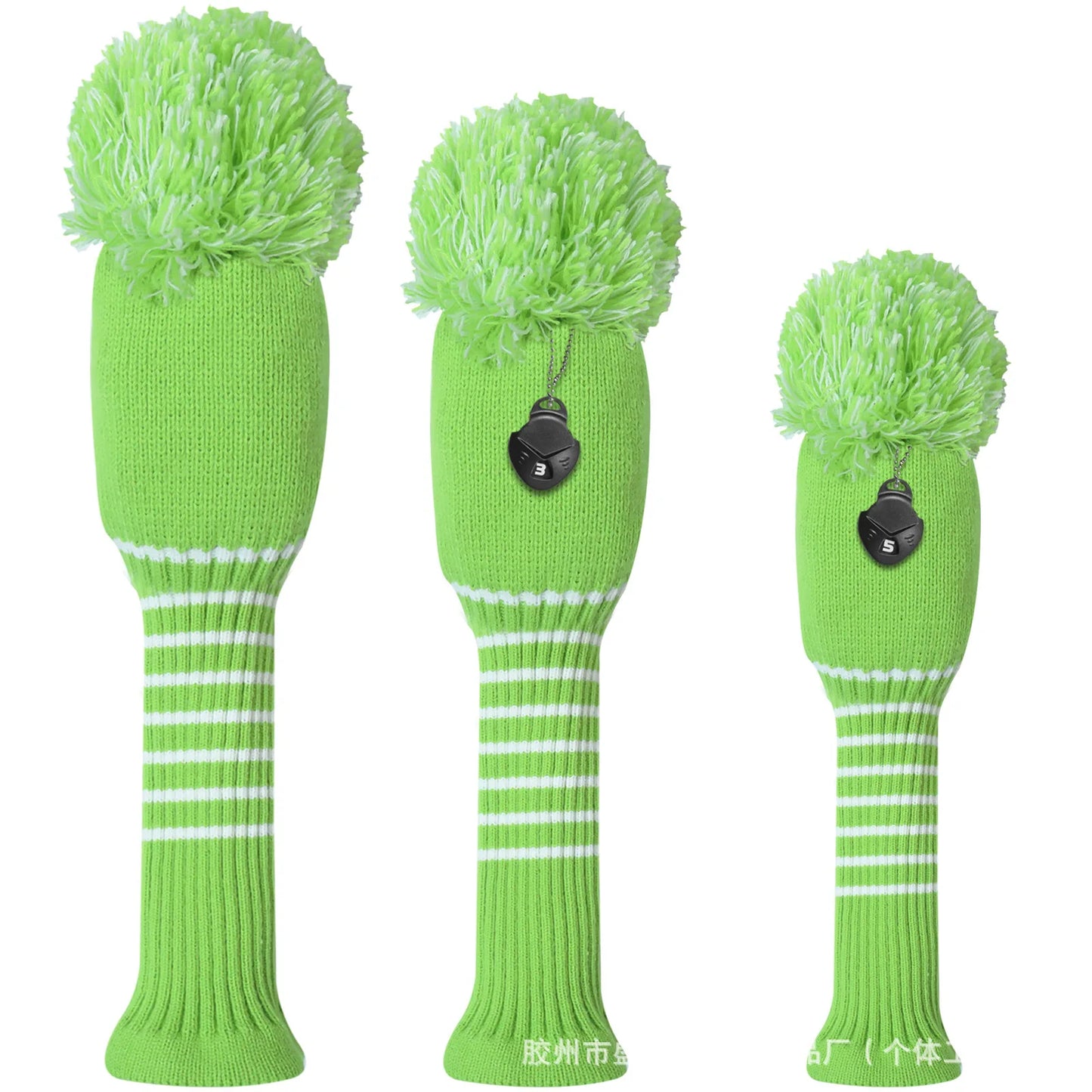 Golf Club HeadCovers ,Knitted Wool Wood Covers, 135 Wood Cover Set, Golf Accessories