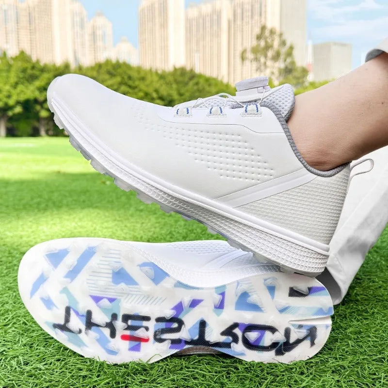 Professional Golf Shoes for Men Non-Slip Golf Training Shoe Man Lawn Big Size Walking Shoes for Mens Mid-Top Men Gym Sneakers