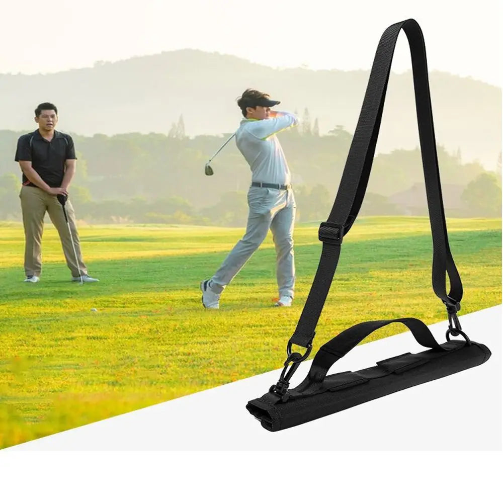 Travel Bag With Adjustable Shoulder Straps Golf Club Bag Mini Portable Golf Training Case Nylon Storage Storage Pouch Men Women