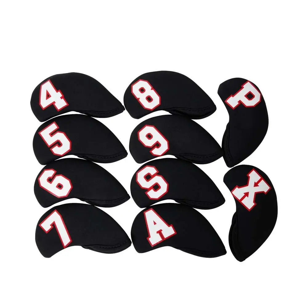 Accessories With Number Design Iron Wedge Protector Golf Iron Headcover Golf Head Cover Golf Iron Covers Set Protector Case