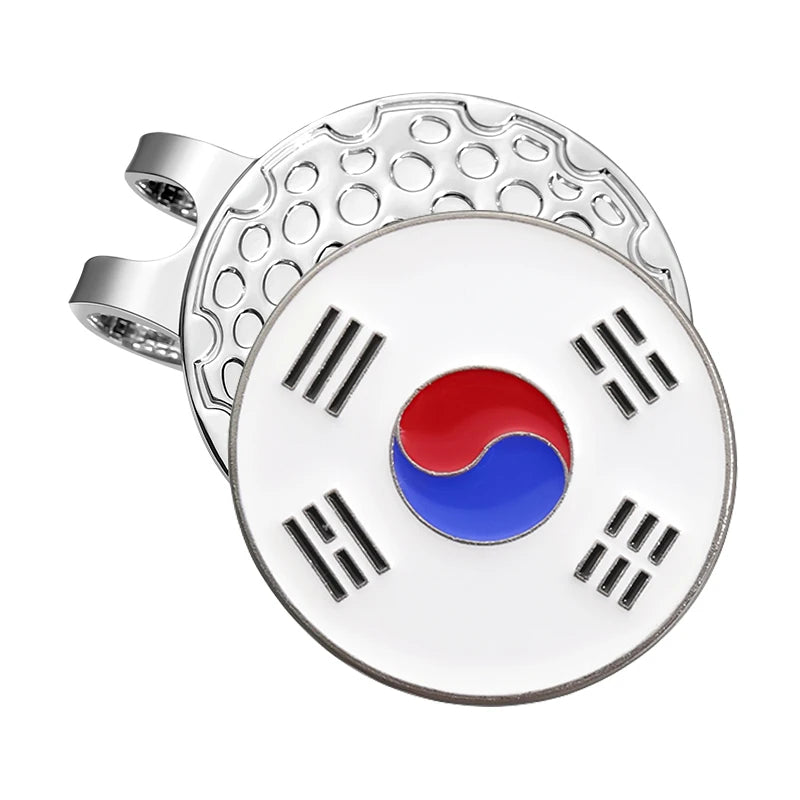 Golf Ball Marker Magnetic Hat Clips Funny Cartoon Cap Accessories for Golf Baseball Cap Decorative Jewelry Gift for Golf Lover