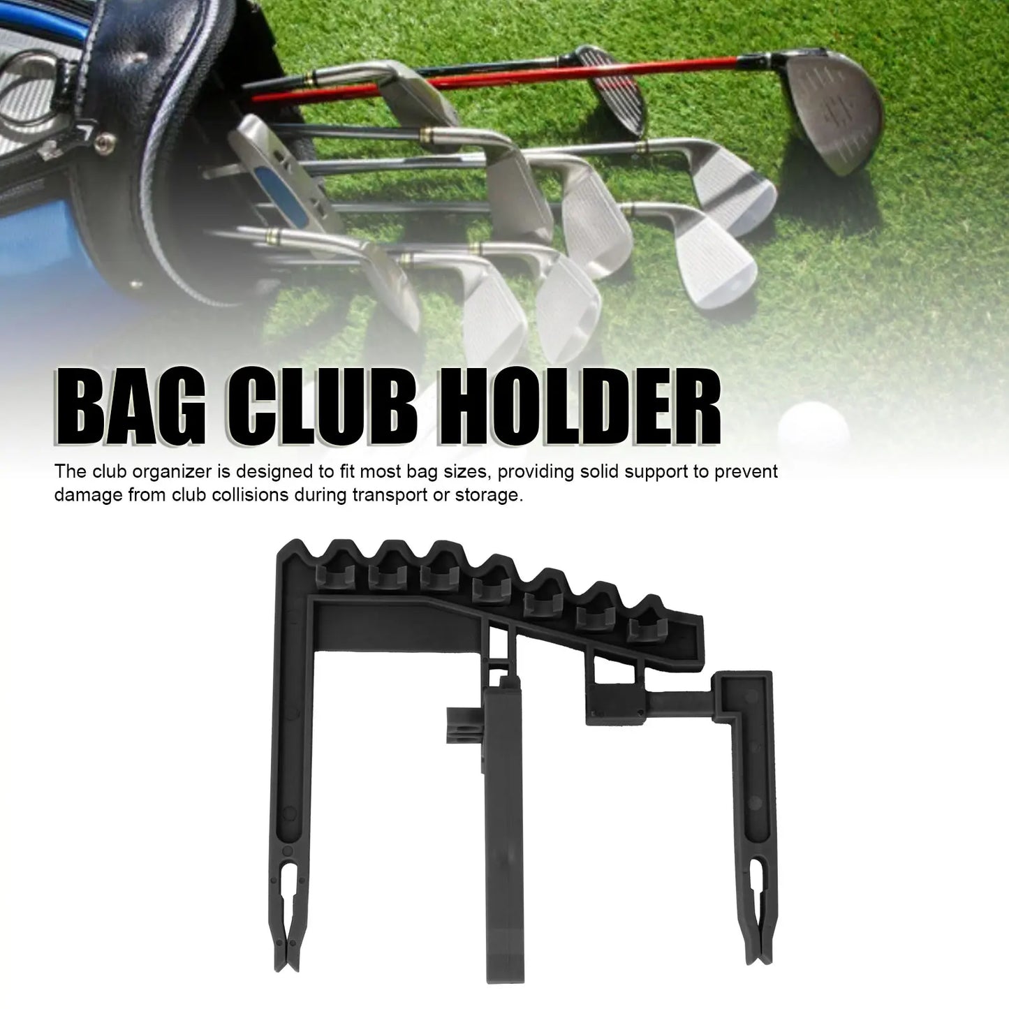 Golf Club Rack Club Organizer Iron Holder Organizer for Bag PP Portable  Shafts Holder Iron Stand for Outdoor Sports Accessories