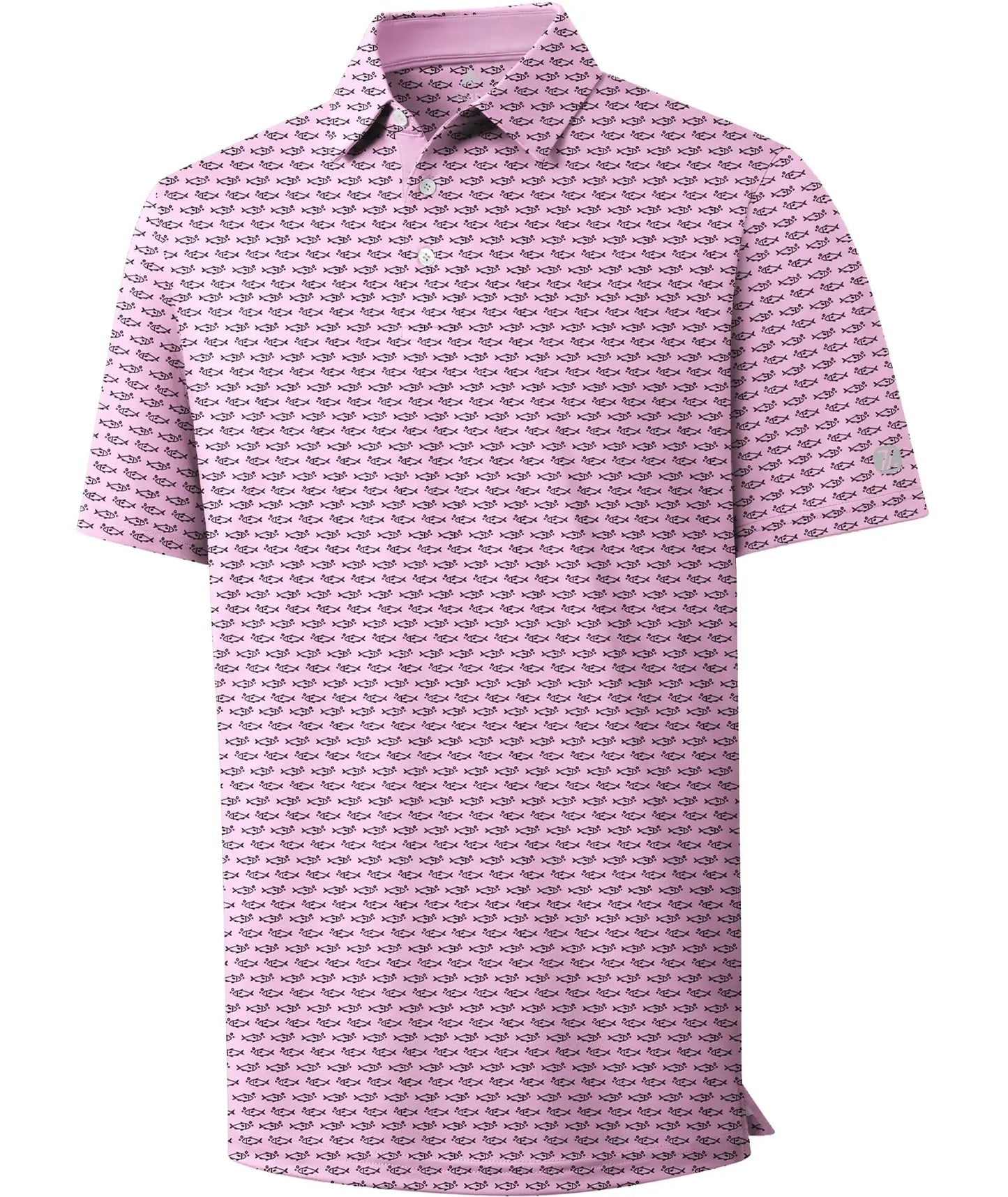 Mens Golf Shirts Short Sleeve Print Patterns Performance Moisture Wicking Polo Shirt 2026