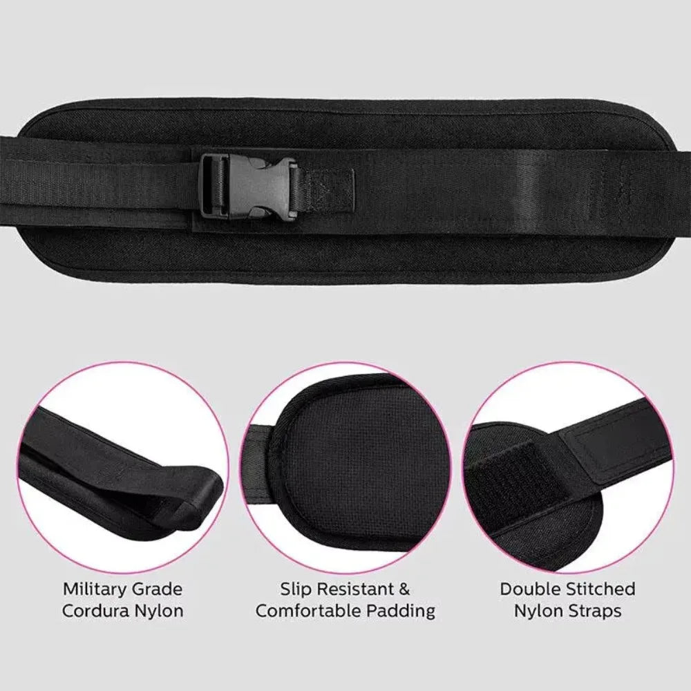 Adjustable Weighted Waist Belt Home Gym Fitness Equipment for Dumbbell Training Hip Shaping Full Body Workouts