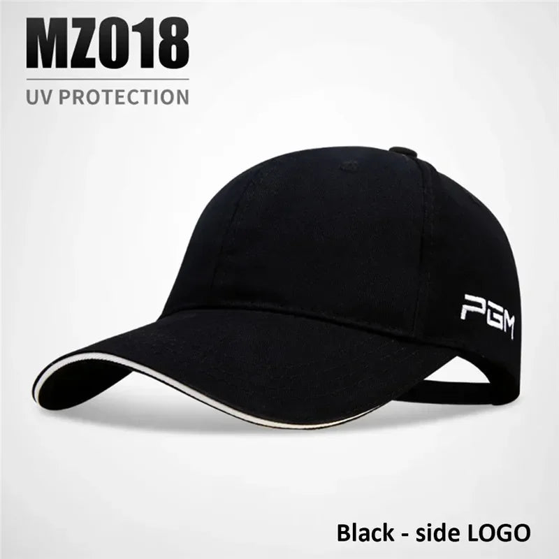 Golf Caps Adjustable Hats Outdoor Sport Cycling Hiking Cap For Men Women Windproof Travel Cotton Cap Black White Hat MZ018