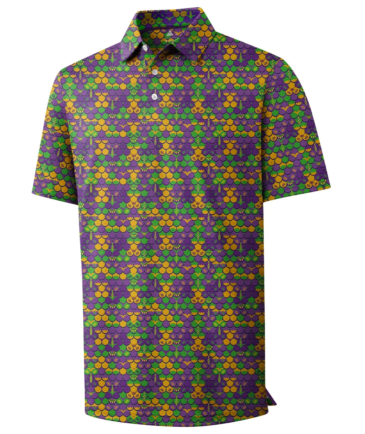 Mens Golf Shirts Short Sleeve Print Patterns Performance Moisture Wicking Polo Shirt 2026