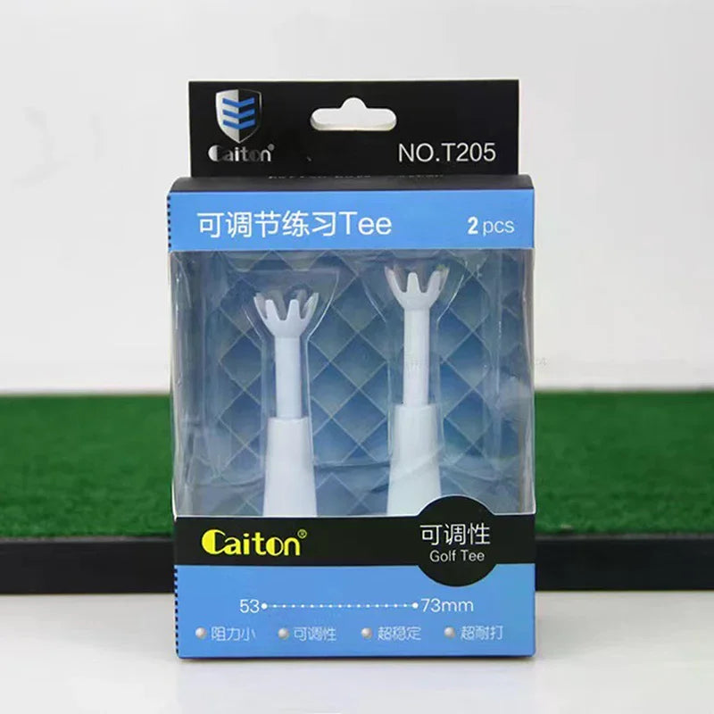 1/2Pcs Adjustable Golf Ball Holder Golf Tee Golf Swing Trainer Golf Practice Tees Golf Accessories